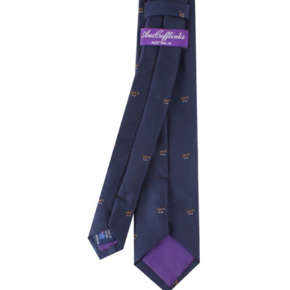 Men’s Aus Cufflinks Skinny Tie